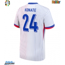 Frankrike Ibrahima Konate #24 Bortedrakt EM 2024 Kortermet